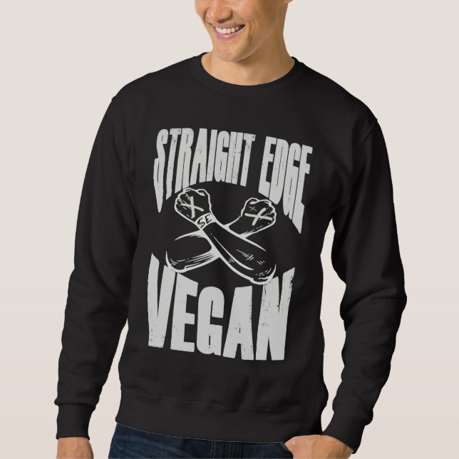 Moletom Punk Antidroga Vegano Straight Edge (Frente)