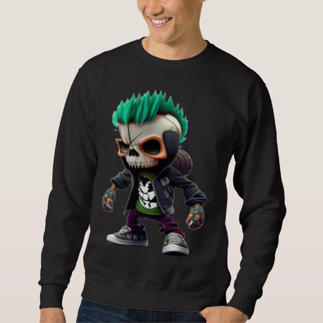Moletom Punk legal skater (Frente)