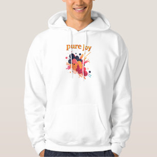 Moletom "Pura Alegria, puro você.” Roupas de Rua Vibrações
