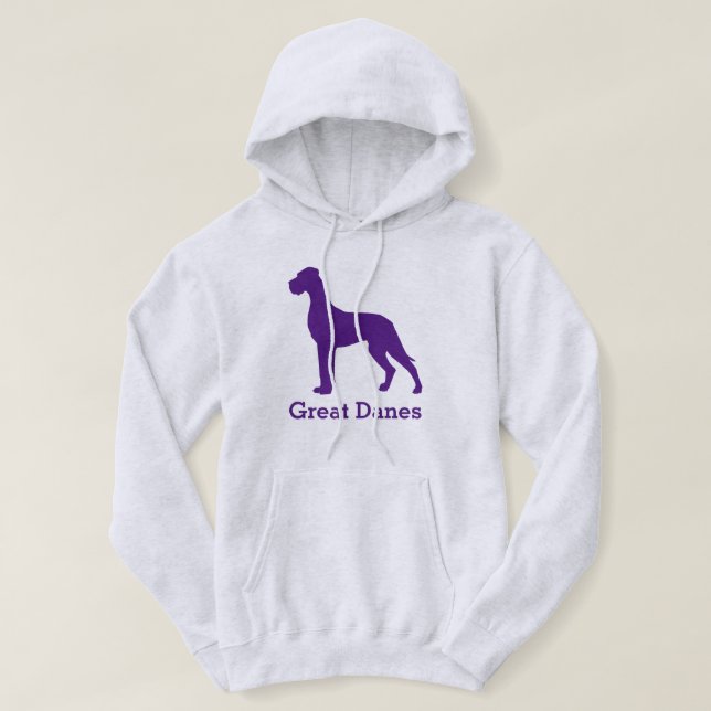 Moletom Purple Natural Great Dane (Frente do Design)