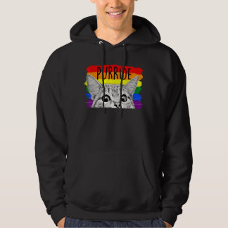 Moletom Purride Cat Sunglass Flag Orgulho gay Mês Lgbt