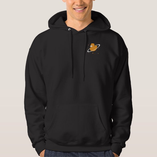 Moletom Quackl Planeta Merch Pato Pato Negro Hoodie Swe (Frente)