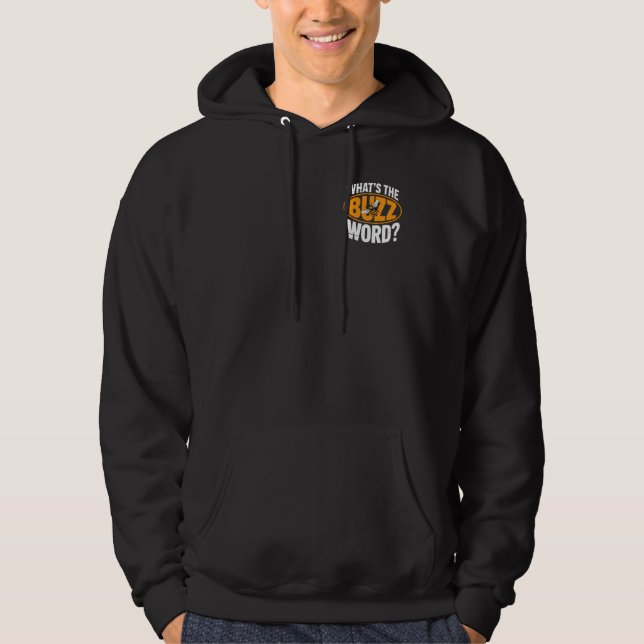 Moletom Qual é a palavra da MODA? 🐝👀 Este desi ousado e  (Frente)