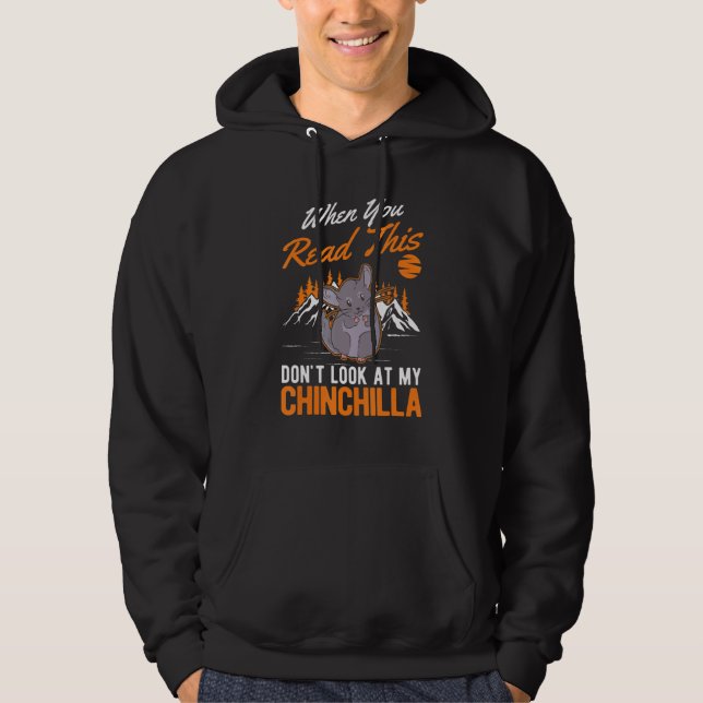 Moletom Quando você lê isso, não olhe para a minha Chinchi (Frente)
