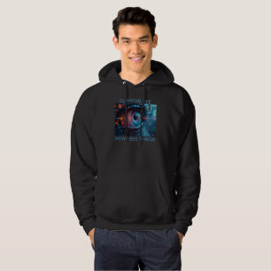 Moletom Quantum Eye coisas homens capuz camisola