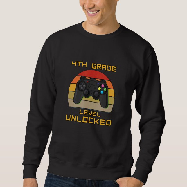 Moletom Quarto Grau de Volta aos Videos games Escolares (Frente)