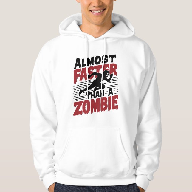 Moletom Quase mais rápido que um Zombie (Frente)