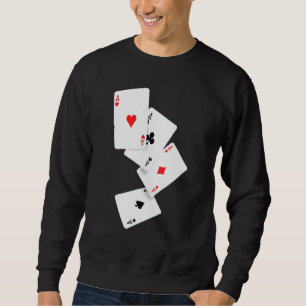 Moletom Quatro Atos Poker Pro Lucky Player Vencedor Costum