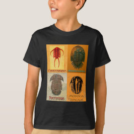 Moletom Quatro Montagem de Trilobitas Fósseis