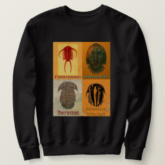 Moletom Quatro Montagem de Trilobitas Fósseis
