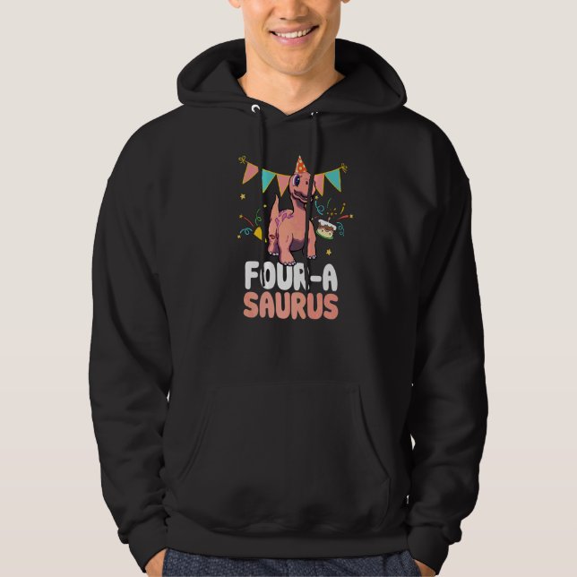 Moletom Quatro Um Dinossauro Cute Kiddo Apatossauro (Frente)