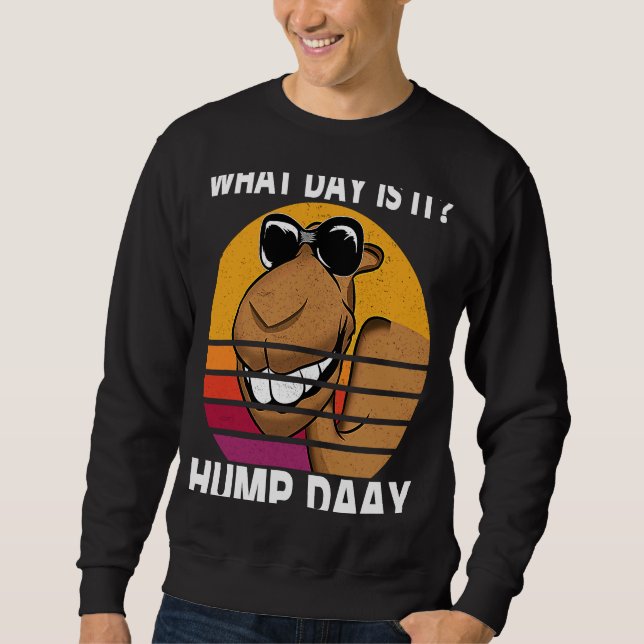 Moletom Que dia é o Camelo Hump Day (Frente)
