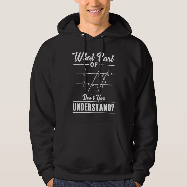 Moletom Que Parte Da Piada De Matemática Do Nerd De Profes (Frente)
