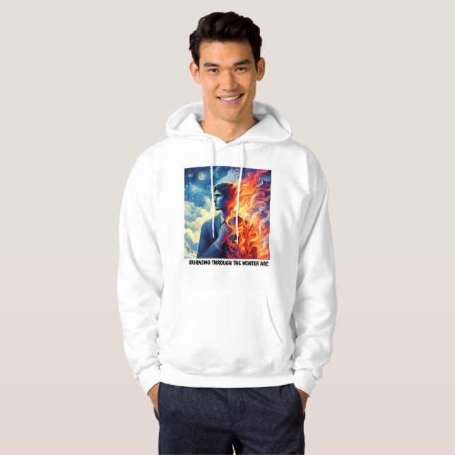 MOLETOM QUEIMANDO ATRAVÉS DO WINTER HOODIE (Frente Completa)