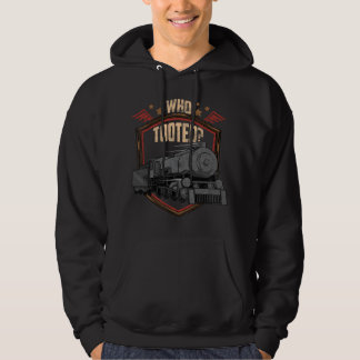 Moletom Quem Buzinou Piada Presente de Amante de Trem Retr