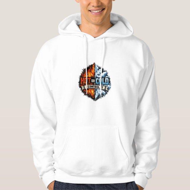 Moletom Quente ou Frio Eu Controlo HVAC (Frente)