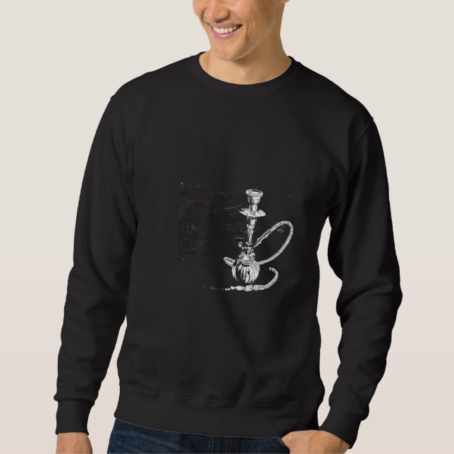 Moletom Quer Fumar Comigo Shisha Shisha Bar? (Frente)