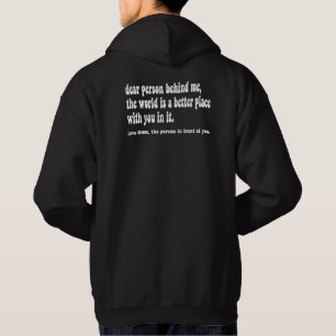 Moletom Querida Pessoa Atrás de Mim