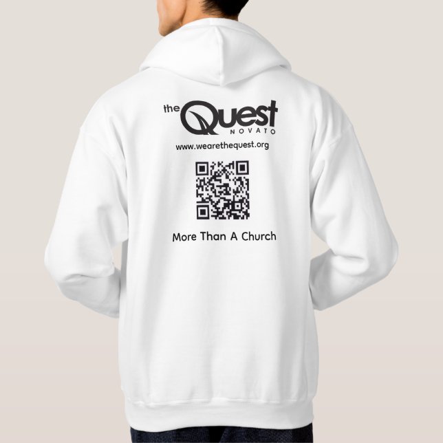 Moletom Quest Hoodie with Logo and QR Code (Verso)