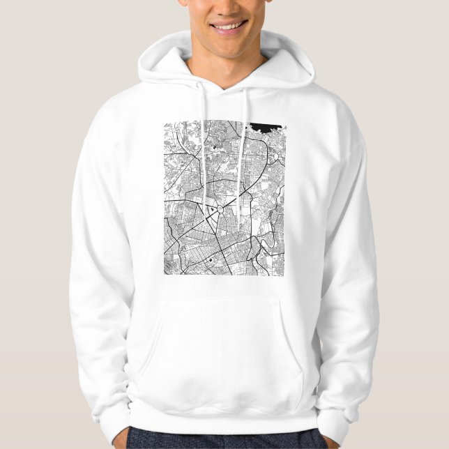 Moletom Quezon City Philippines Map (Frente)