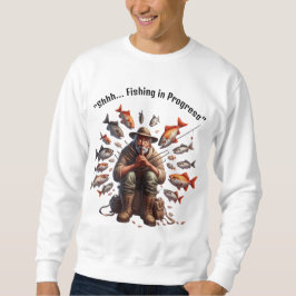 Moletom Quiet Fisherman Fish Sweatshirt