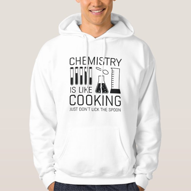 Moletom Química é como Cozinhar (Frente)