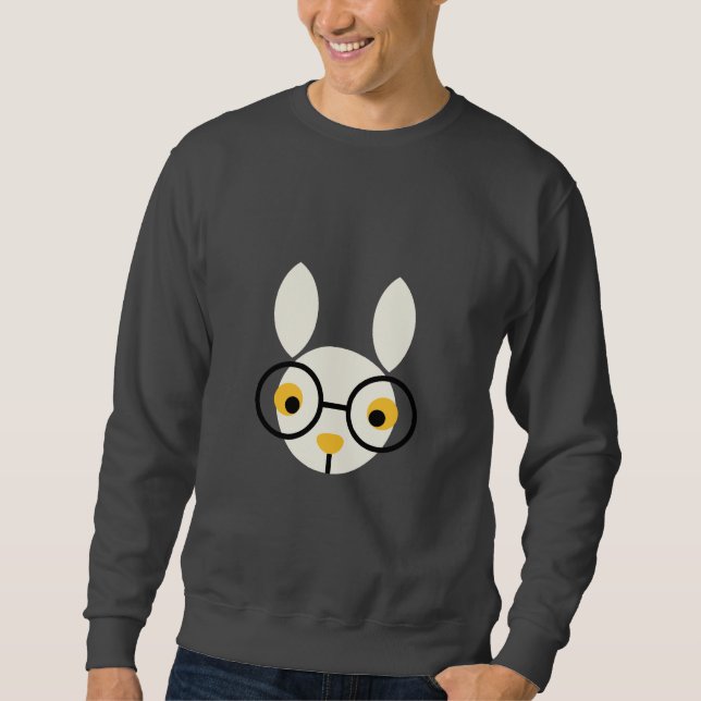 Moletom Rabbit Coelhos Coelho Óculos Coelhinhos (Frente)