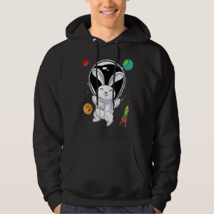 Moletom Rabbit Cute Animal Rocket Planets Scientist Astron