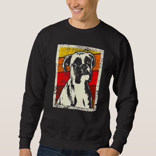 Moletom Raça de Cachorro Boxer Alemão  15 (Frente)