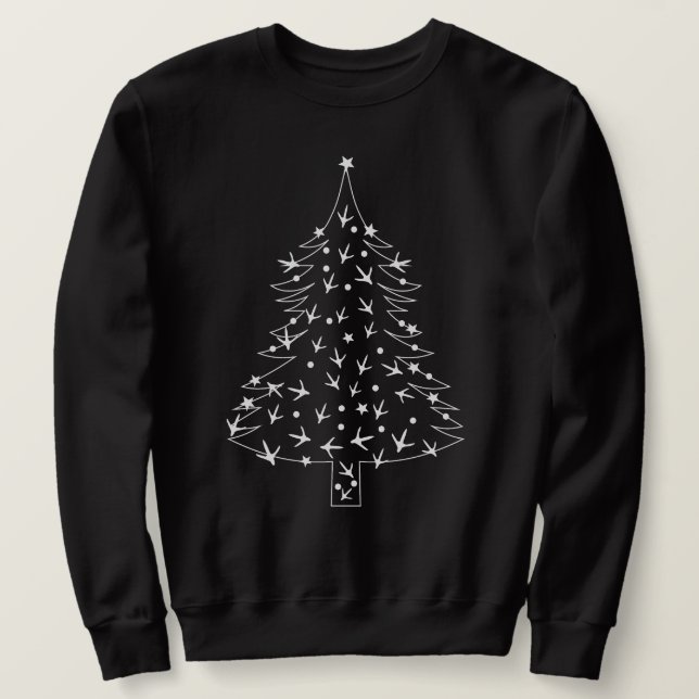 Moletom Raças de Frango de Natal do Fazendeiro  Silkie Pol (Frente do Design)