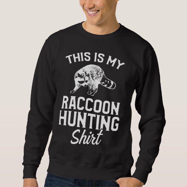 Moletom Raccoon Hunting Season Coon Hunter (Frente)