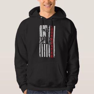 Moletom Raccoon Hunting Season USA Flag Coon Hunter