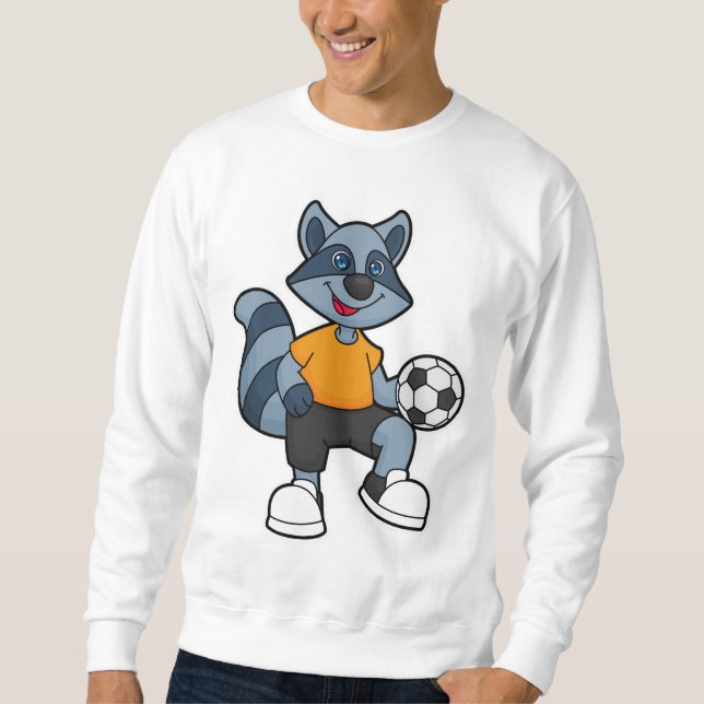 Moletom Racoon com jogador de futebol (Frente)
