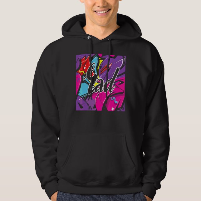 Moletom Rad Psychedelic Design I Love The anos 80 (Frente)