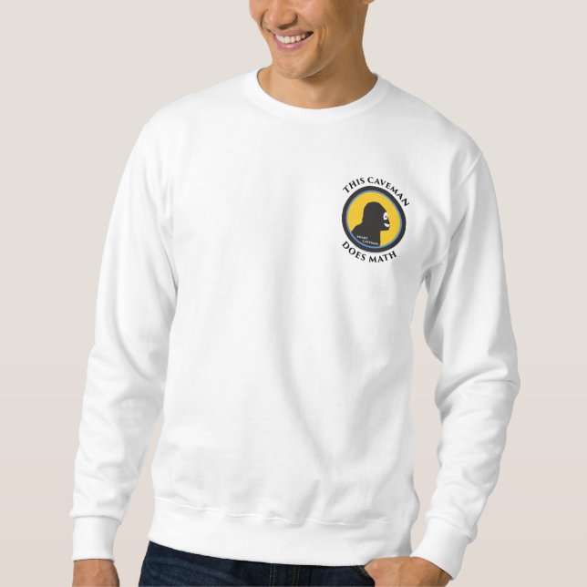 Moletom Raglan americano do roupa: Homem das cavernas de (Frente)