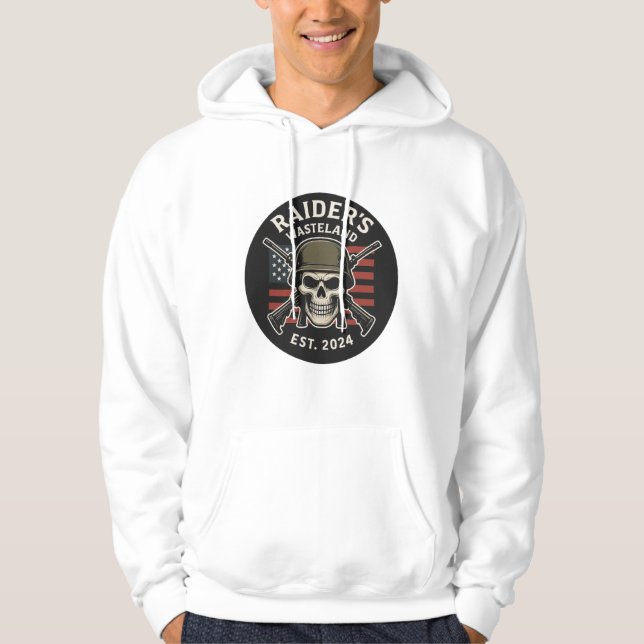 Moletom Raider’s Wasteland Official Logo Hoodie White (Frente)