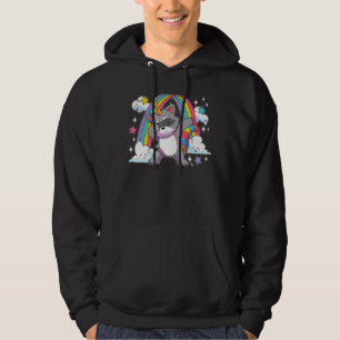 Moletom Rainbow Animal Raccoonicorn Dabbing Unicorn Racco