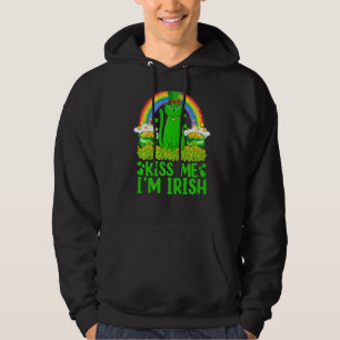 Moletom Rainbow Beija-me Eu sou Irlandês Siamês Rua Patric