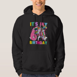 Moletom Rainbow Dabbing Unicorn desde 2016 É meu 6 Nascime