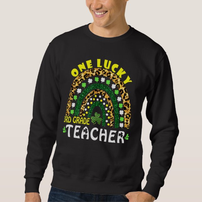 Moletom Rainbow Leopard Uma Rua de Professores do 3º ano L (Frente)