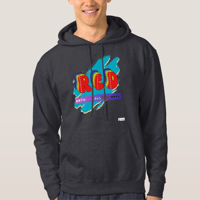 Moletom Rainbow R.E.D. Hoodie - Honra Com Orgulho (Frente)