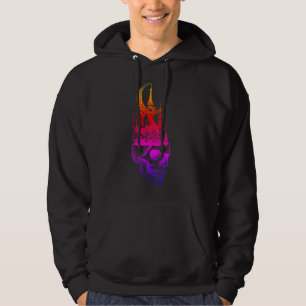 Moletom Rainbow Skull Castle Hoodie
