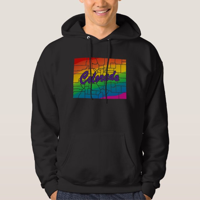 Moletom Rainbow State Do Colorado (Frente)
