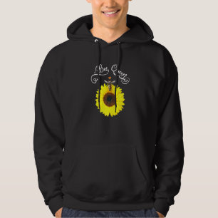 Moletom Rainha Abelha Em Um Girassol