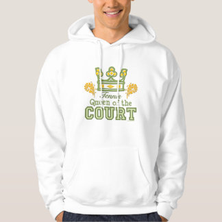 Moletom Rainha da camisola encapuçado do tênis de corte