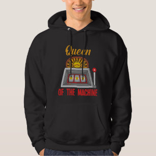 Moletom Rainha Da Mulher Do Gambler Da Máquina De Faixas
