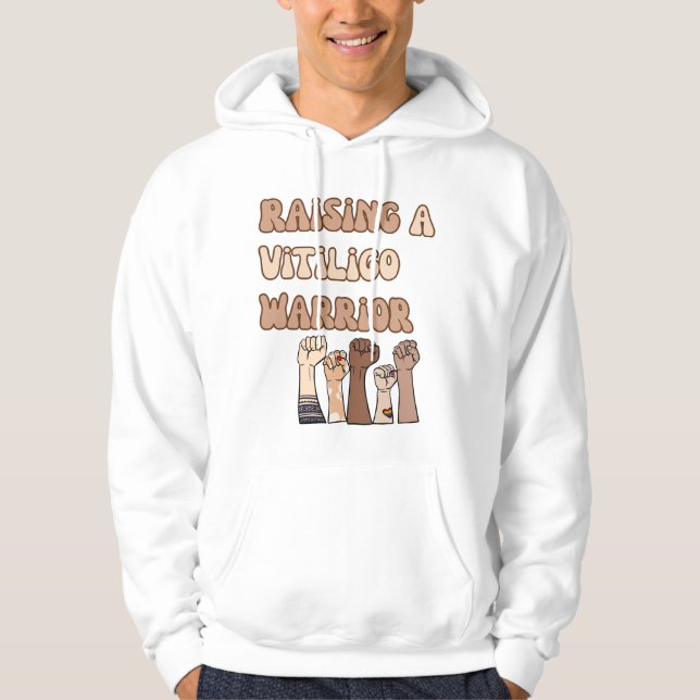 Moletom Raising a Vitiligo Warrior – Self Love, Strength & (Frente)