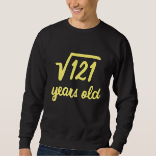 Moletom Raiz Quadrada De 121 Anos De 11