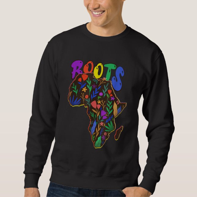 Moletom Raízes Africanas - Sou a História Negra - África M (Frente)