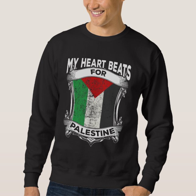 Moletom Raízes Palestinianas do Coração da Palestina para  (Frente)